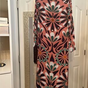 NEW Farm Rio Flowers Midi Dress, Size Small